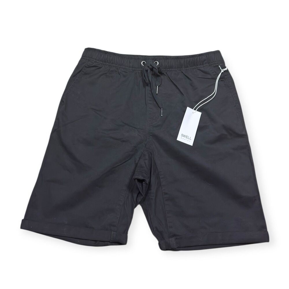 Swell Jogger Casual Black Shorts Mens Size 32 Beach‎ Summer Surf BNWT